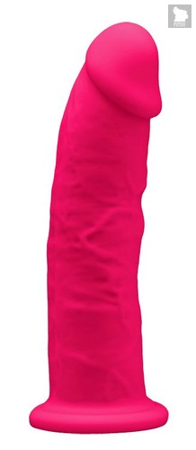 Ярко-розовый фаллоимитатор на присоске MODEL 2 - 15,5 см., цвет розовый - Adrien Lastic