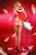 Праздничное боди Christmas Girl, цвет красный, S-M - Livia Corsetti