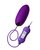 Фиолетовое виброяйцо с пультом управления A-Toys Cony, работающее от USB, цвет фиолетовый - Toyfa