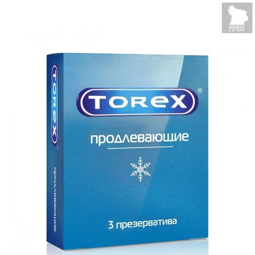 Презервативы Torex "Продлевающие" с пролонгирующим эффектом - 3 шт. - Torex