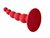 Бордовая анальная пробка Pulse - 10 см, цвет бордовый - Le Frivole