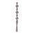 Металлическая анальная цепочка большая Anal Stick Large, цвет серебряный - O-Products