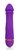 Фиолетовый силиконовый вибратор Cosmo - 13 см., цвет фиолетовый - Bioritm