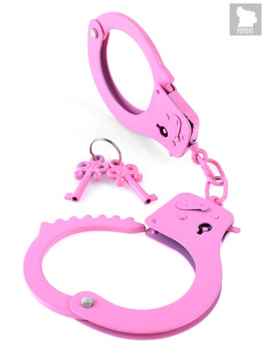 Наручники Fetish Fantasy Series - Designer Metal Handcuffs, цвет розовый - Pipedream