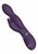 Фиолетовый вибромассажер-кролик Niva - 21,5 см., цвет фиолетовый - Shots Media