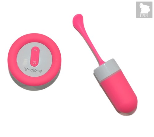 Розовое виброяйцо с пультом управления Chorus, цвет розовый - Nalone