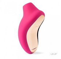 Ярко-розовый клиторальный звуковой массажер Sona, цвет розовый - LELO