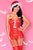 Праздничный эротический костюм Gretchen, цвет красный, размер S-M - Livia Corsetti