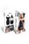 Шикарное платье Feme с сетчатыми вставками и вырезом на спинке, цвет черный, XL - Demoniq