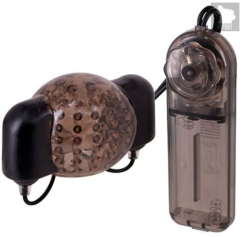 Стимулирующая насадка для головки DUAL POWER PENIS HEAD SLEEVE, цвет дымчатый - Dream toys