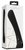 Черный гибкий вибромассажер Ombra - 21,5 см., цвет черный - Shots Media