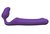 Фиолетовый безремневой страпон Queens L, цвет фиолетовый - Adrien Lastic