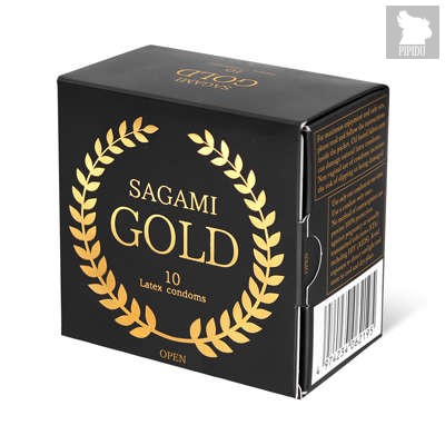 Презервативы латексные Sagami Gold 10'S Sag195 - Sagami