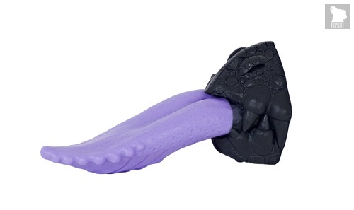 Фиолетовый стимулятор Язык дракона - 20,5 см - Erasexa
