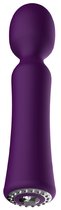 Фиолетовый универсальный массажер Wand Pearl - 20 см., цвет фиолетовый - Shots Media