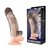 Дымчатая насадка на пенис с вибрацией Vibrating Penis Enhancing Sleeve Extension - 13,3 см., цвет дымчатый - Blue Line