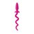Анальный плаг с хвостом-спиралью розовый Oinkz! - Pink, цвет розовый - NS Novelties