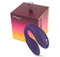 Электровибромассажер We-Vibe Sync Purple на радиоуправлении, цвет фиолетовый - We-Vibe