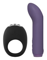 Подарочный набор Couples Collection: эрекционное кольцо Mio и мини-вибратор G-Spot Bullet, цвет фиолетовый/черный - Je Joue