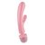 Розовый двусторонний вибромассажер Triple Lover - 23,7 см., цвет розовый - Satisfyer