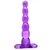 Фиолетовый анальный конус из 5 шариков - 16 см, цвет фиолетовый - Eroticon