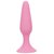 Розовая анальная пробка BEAUTIFUL BEHIND SILICONE BUTT PLUG - 11,4 см, цвет розовый - Nanma (NMC)