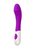 Фиолетовый силиконовый вибратор с 9 видами вибрации и пульсации - 19 см, цвет фиолетовый - 4sexdreaM