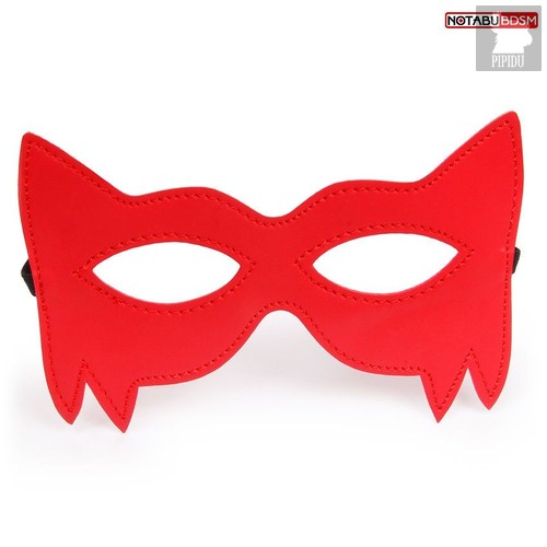 Стильная красная маска на глаза, цвет красный - Bior toys