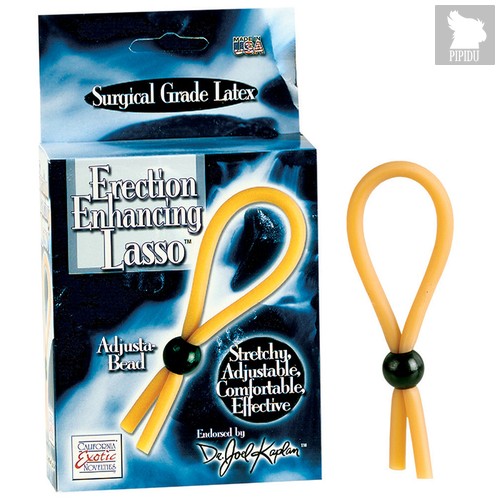 Лассо на пенис Dr. Joel Kaplan Erection Enhancing Lasso Rings, цвет телесный - California Exotic Novelties