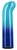 Голубой изогнутый мини-вибромассажер Glam G Vibe - 12 см., цвет голубой - California Exotic Novelties