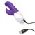 Фиолетовый вибромассажер для G-точки Come hither G-Spot Rabbit - 24,5 см., цвет фиолетовый - Rabbit Essentials