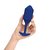 Синяя пробка для ношения с вибрацией Snug Plug 4 - 14 см., цвет синий - B-vibe