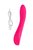 Розовый нереалистичный вибратор JOS Twig - 20,5 см., цвет розовый - Jos