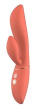 Оранжевый вибратор-кролик Carmen - 22,5 см., цвет оранжевый - Dream toys