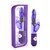 Фиолетовый вибратор с клиторальной стимуляцией Luxe Rabbit 2 - 26 см, цвет фиолетовый - Blush Novelties