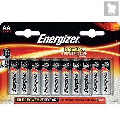 Батарейки Energizer MAX AA/LR6 1,5V - 16 шт. - Energizer