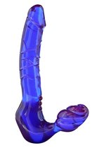 Безремневой вагинальный страпон Bend Over Boyfriend, цвет фиолетовый - Toy Joy