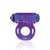 Эрекционное кольцо Buzzin Cuzzin c вибрацией и стимуляцией клитора, цвет фиолетовый - Lux Fetish