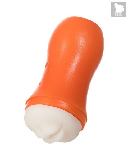 Мастурбатор-ротик A-Toys в оранжевой колбе, цвет телесный - Toyfa