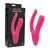 Розовый двойной вибратор INDULGENCE Rechargeable Insatiable Desire - 21 см., цвет розовый - Howells