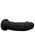 Черный фаллоимитатор Silicone Dildo Without Balls - 22,8 см., цвет черный - HOT