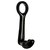 Эрекционное кольцо Down & Dirty Plug & Tug со стимулятором простаты, 12 см, цвет черный - Topco Sales