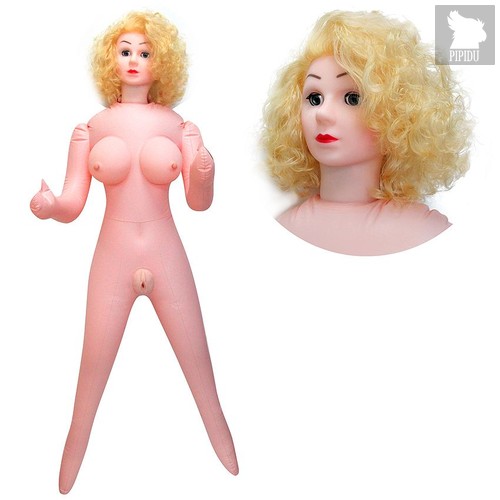 Секс-кукла с вибрацией Вероника, цвет телесный - Bioritm