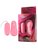 Нежно-розовое гладкое виброяйцо с пультом ДУ, цвет розовый - МиФ