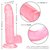 Розовый фаллоимитатор Size Queen 6" - 20,25 см., цвет розовый - California Exotic Novelties