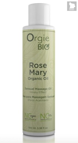 Органическое масло для массажа ORGIE Bio Rosemary с ароматом розмарина - 100 мл. - Orgie