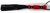 Многохвостовый черный флогер с красной ручкой - 44 см., цвет красный/черный - МиФ