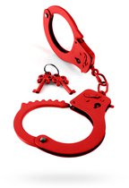 Наручники Fetish Fantasy Series - Designer Metal Handcuffs, цвет красный - Pipedream