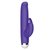 Фиолетовый вибратор-кролик The Mini Rabbit - 13,9 см., цвет фиолетовый - The Rabbit Company