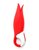 Красный вибратор Power Flower с лепестками - 18,8 см, цвет красный - Satisfyer